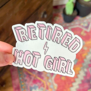 Retired Hot Girl Sticker