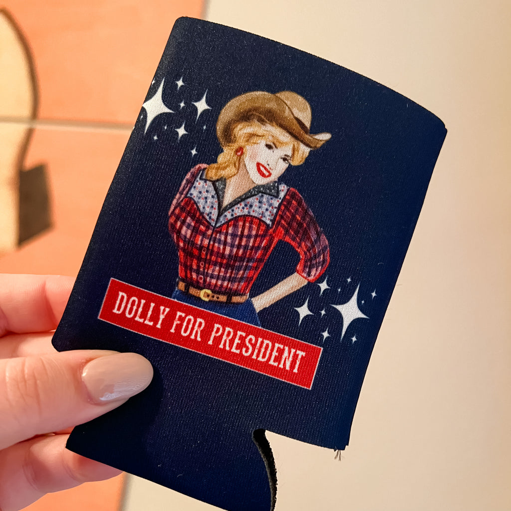 Dolly For President Drink Sleeve