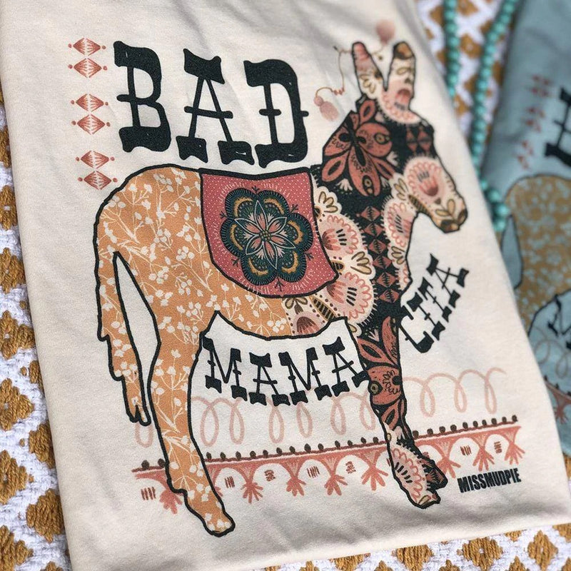 Bad Mamacita Tee - Cream