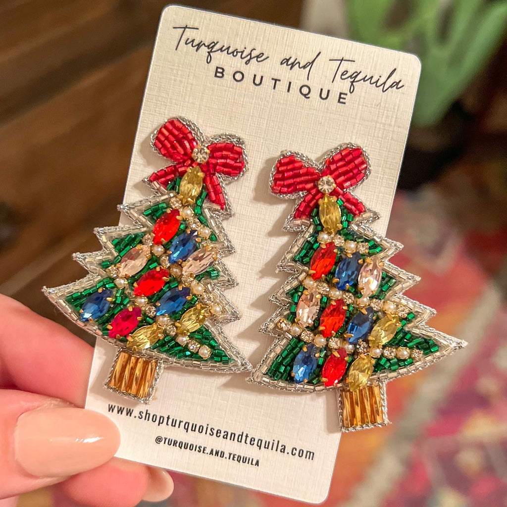 Christmas Tree Earrings