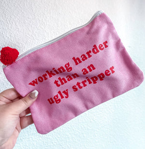 Working Hard Makeup Bag