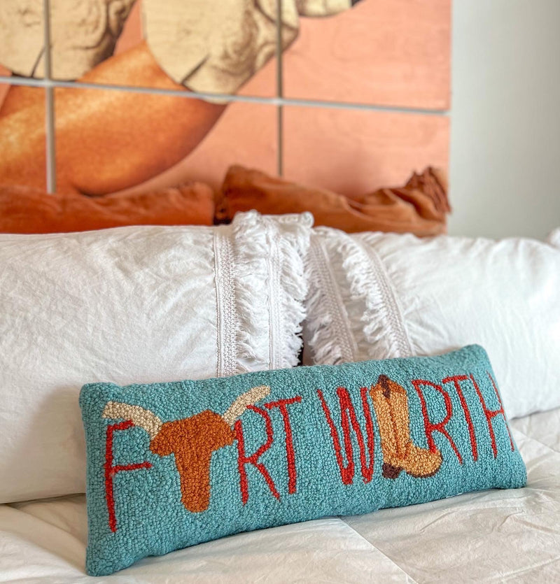 Fort Worth Texas Pillow
