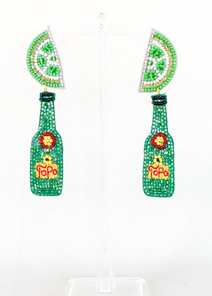 Twist of Lime Earrings