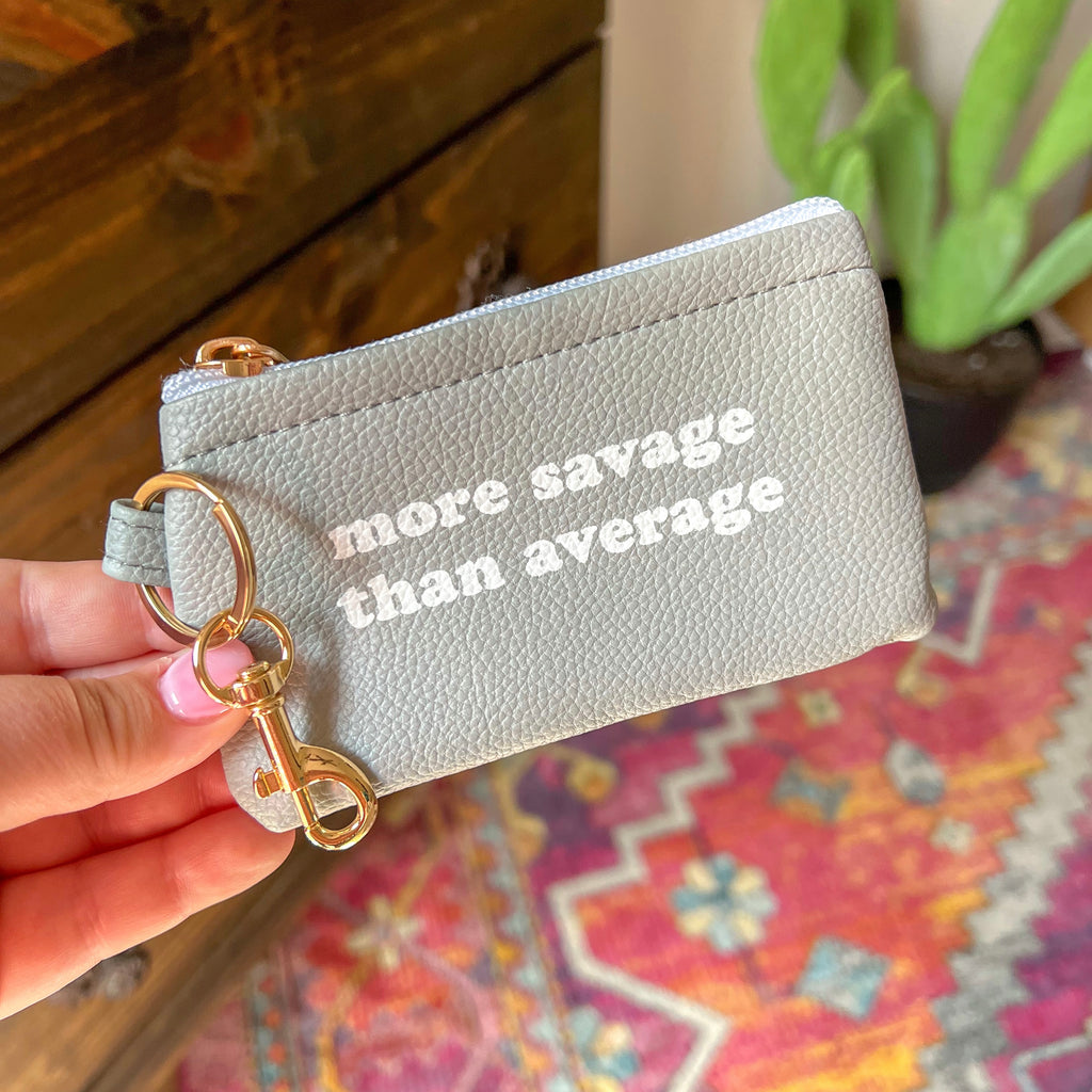 More Savage Than Average Keychain