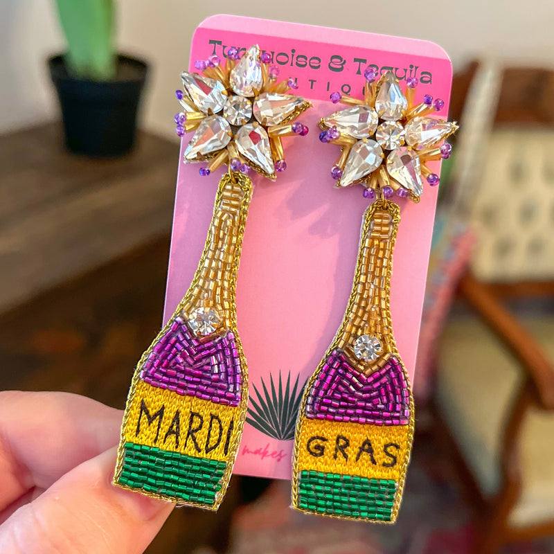 Mardi Gras Earrings