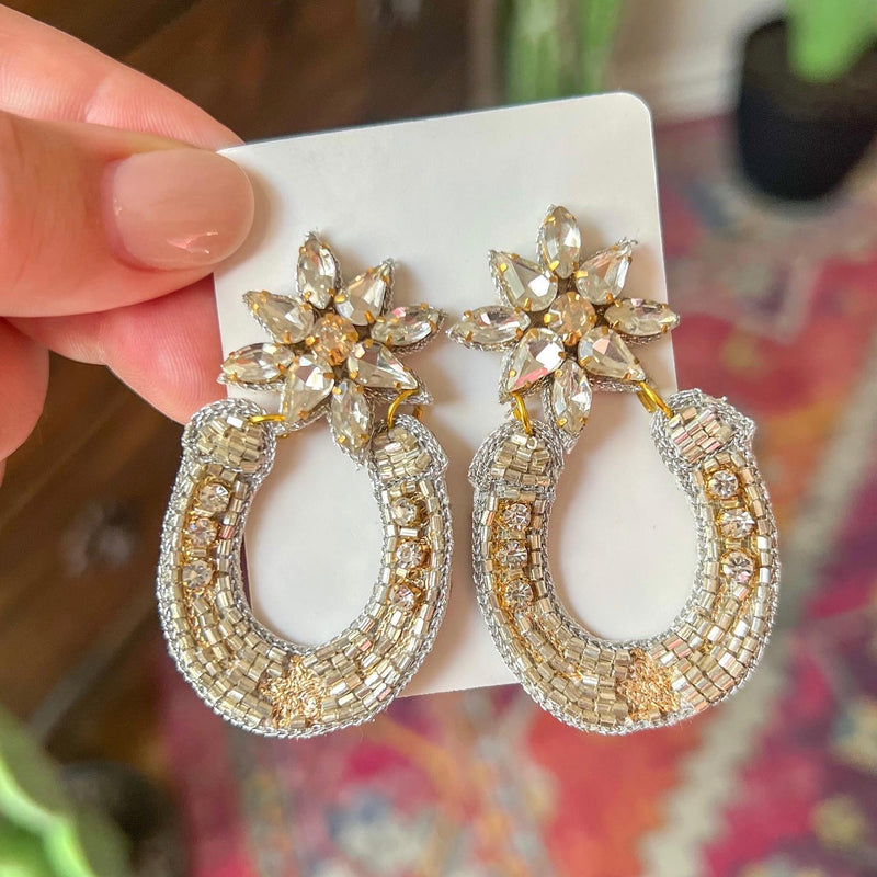 Western Horseshoe Earrings