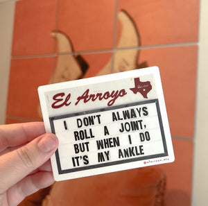 El Arroyo Sticker - Roll a Joint
