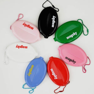 Retro Rubber Coin Pouch/Keychain