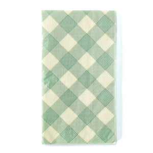 Sage Checked Napkins