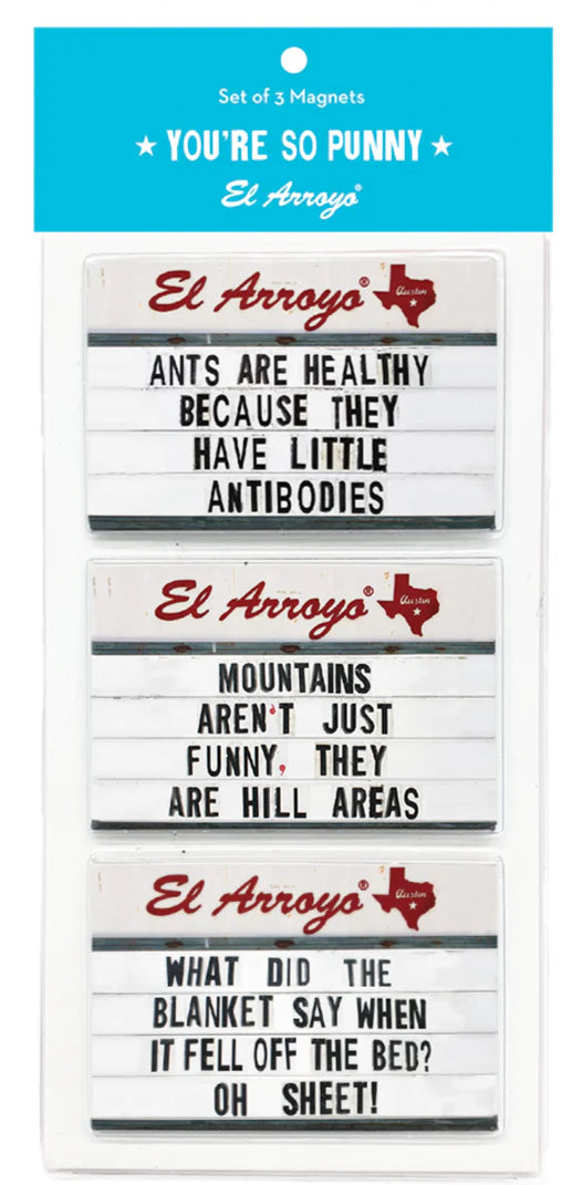 El Arroyo Magnet Set - You’re So Punny