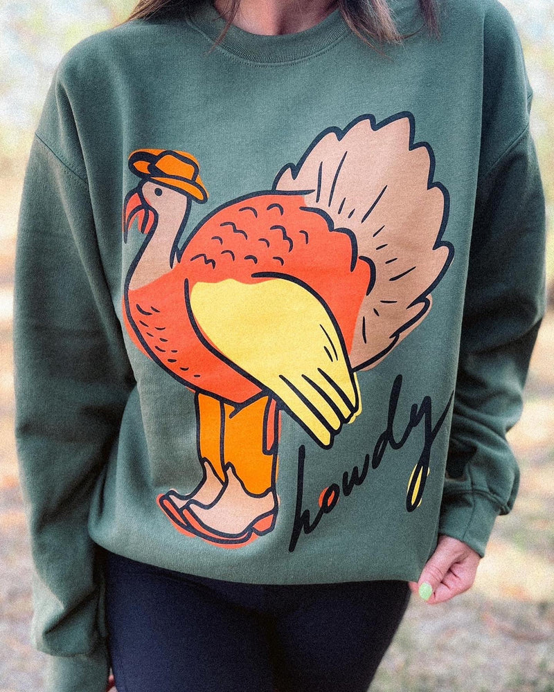 Howdy Turkey Sweatshirt is