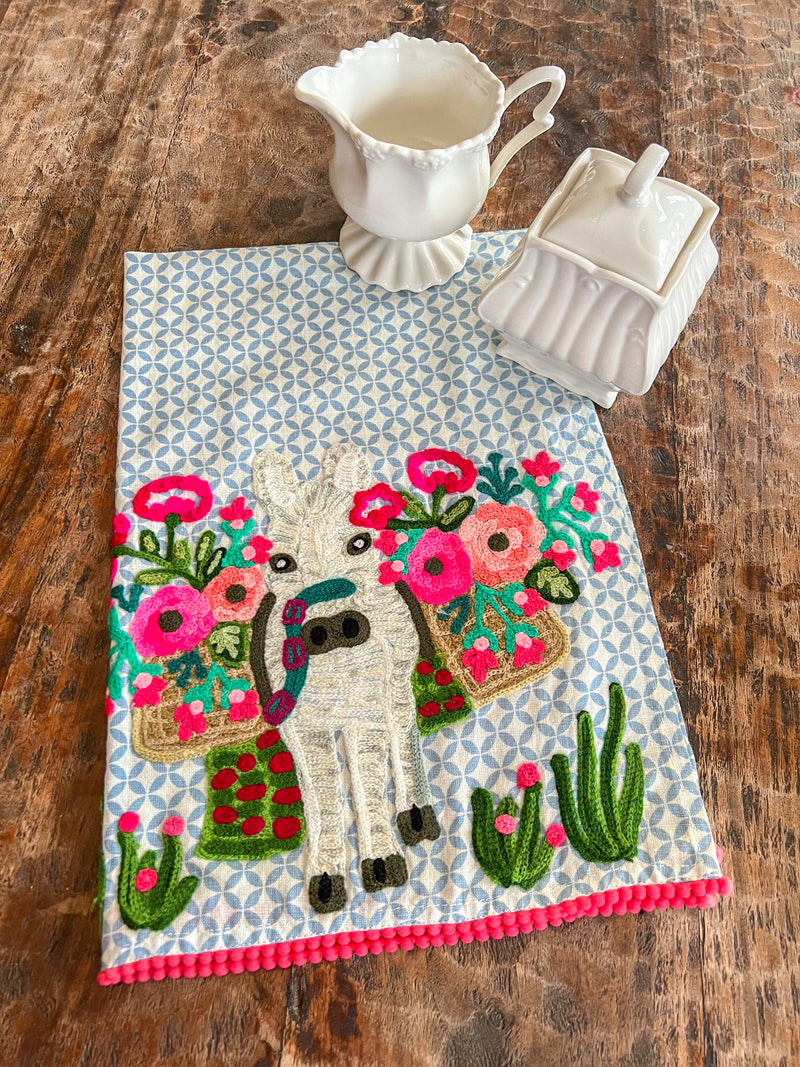 Donkey Decorative Tea Towel