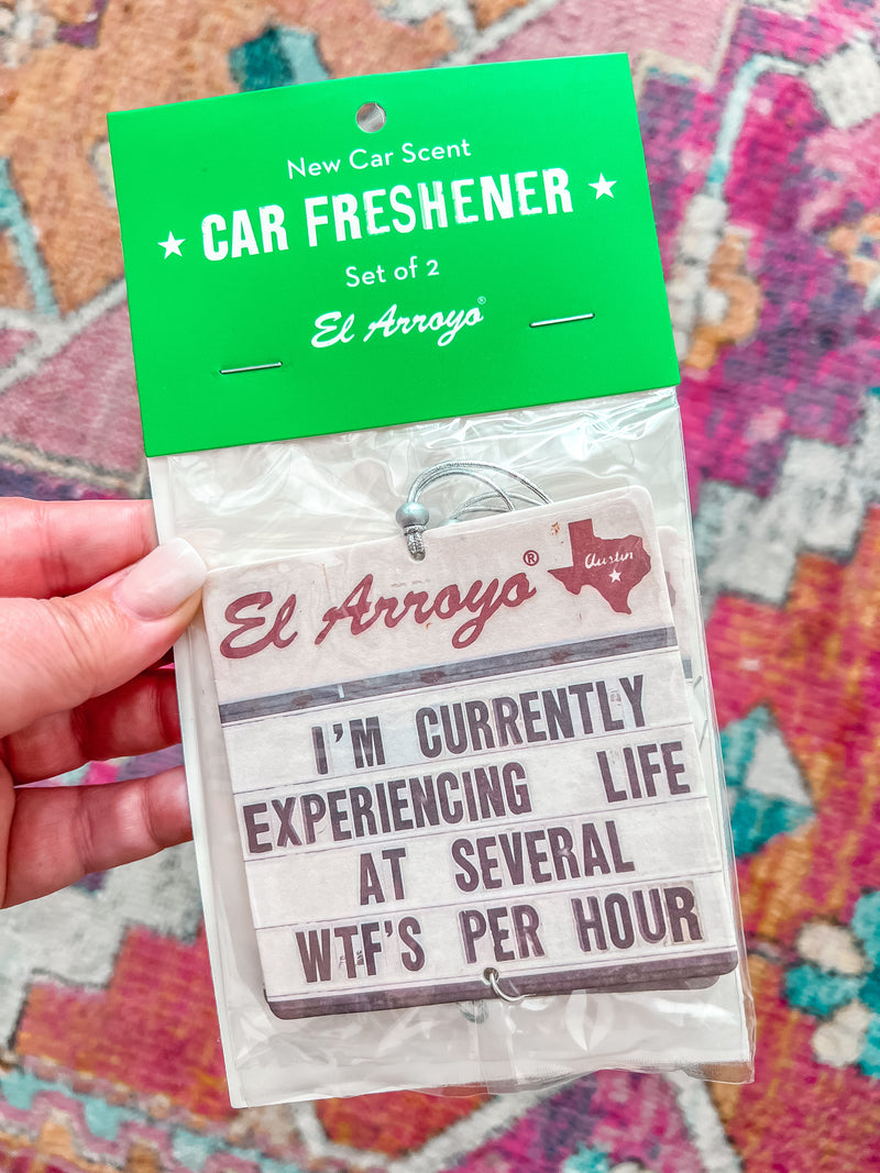 El Arroyo Car Air Freshener (2 Pack) -WTF’s Per Hour