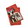 Cow Embroidered Decorative Tea Towel