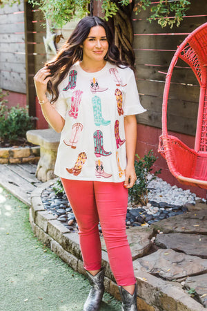 Loretta Boot Tee