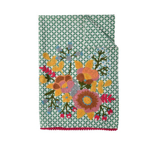 Floral Decorative Tea Towel