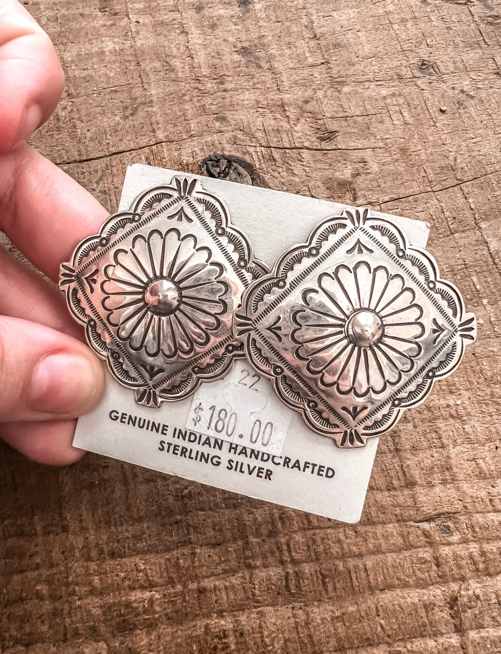 Genuine Sterling Silver Handcrafted Earrings