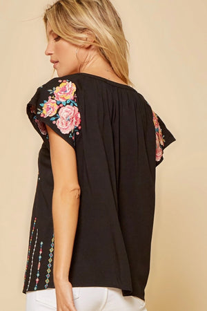 Embroidered Top