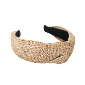 Natural Raffia Headband