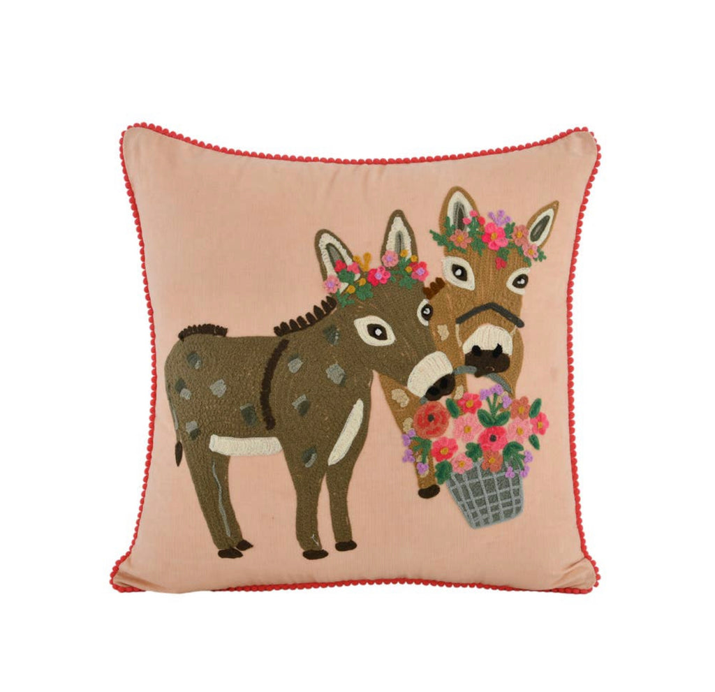 Donkey Duo Decorative Pillows