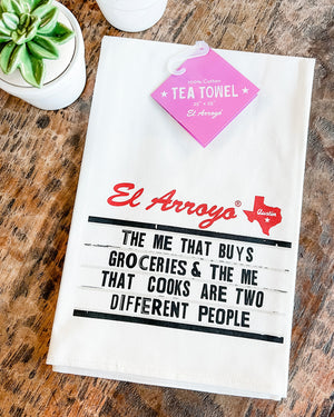 El Arroyo Tea Towel - Two Different People