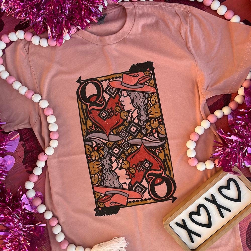 Queen of Hearts Valentine Tee