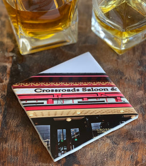 Crossroads Saloon Coaster