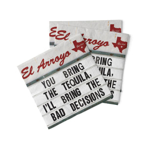 El Arroyo Cocktail Napkins- Bad Decisions