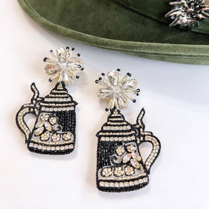 Oktoberfest Stein Earrings (Black)