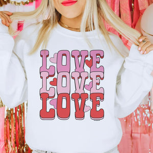 Love, Love, Love Sweatshirt (Multiple Options)