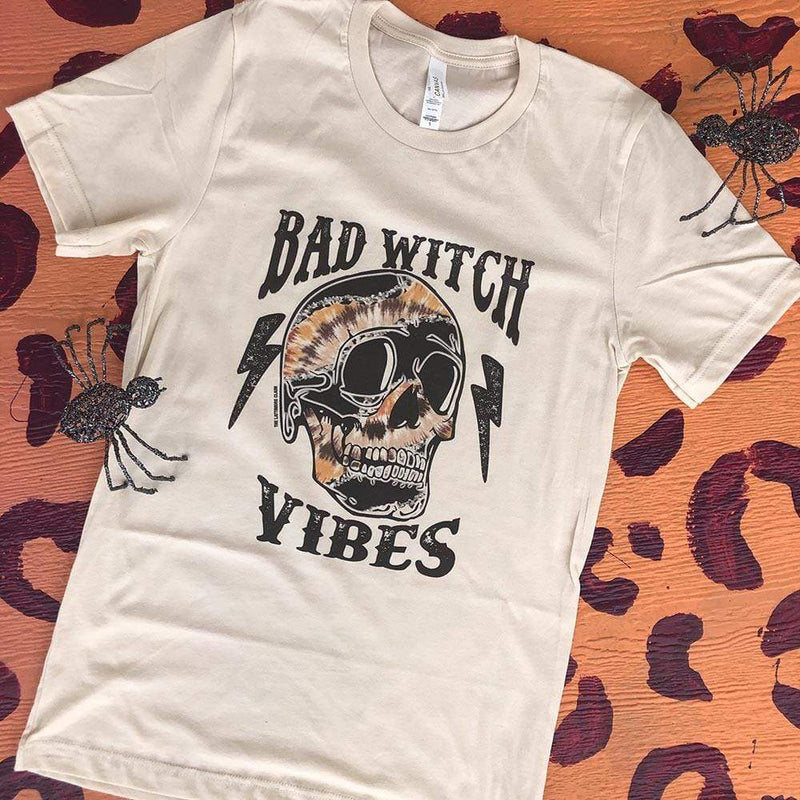 Bad Witch Vibes Tee - Cream