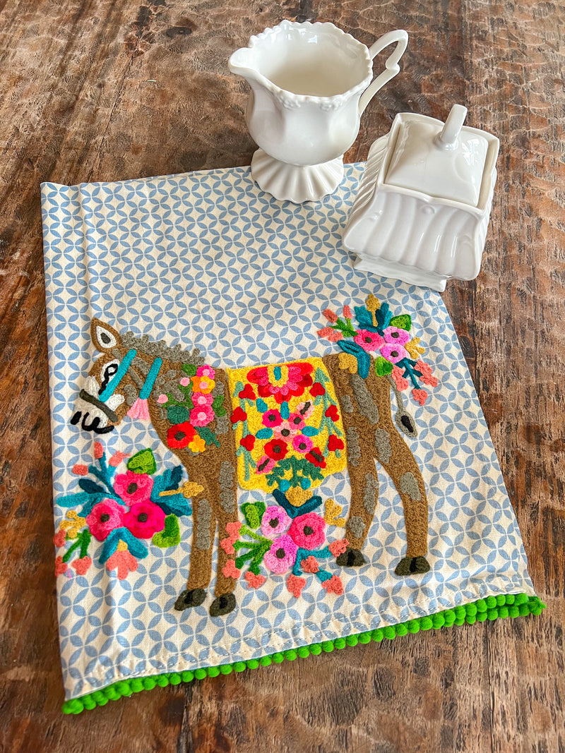 Donkey Decorative Tea Towel