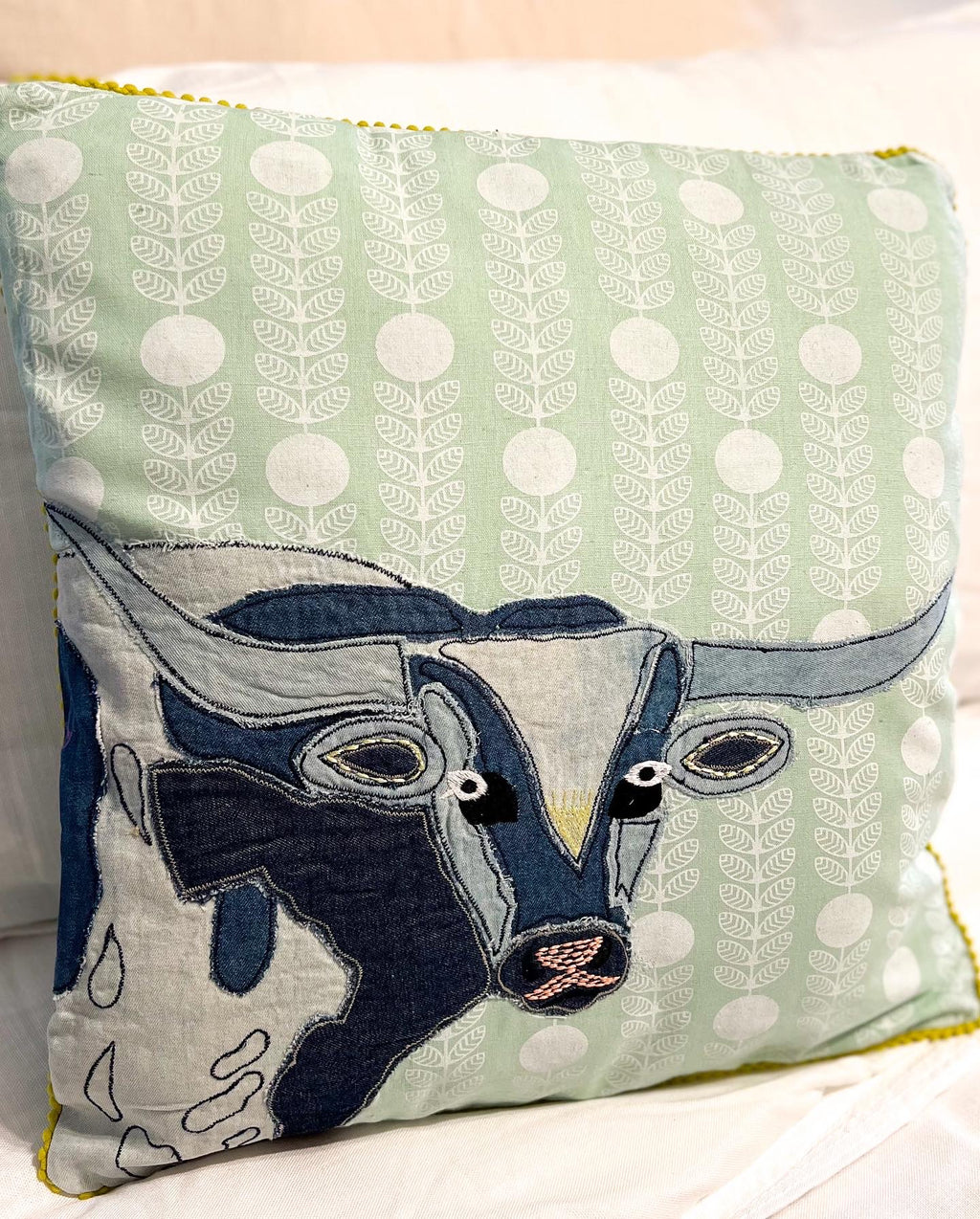 Ranch Longhorn Decorative Pillows