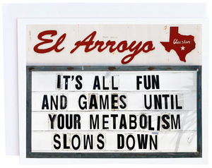 El Arroyo Card - Metabolism Card