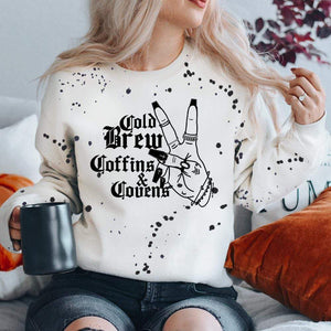 Cold Brew Coffins & Covens Sweatshirt