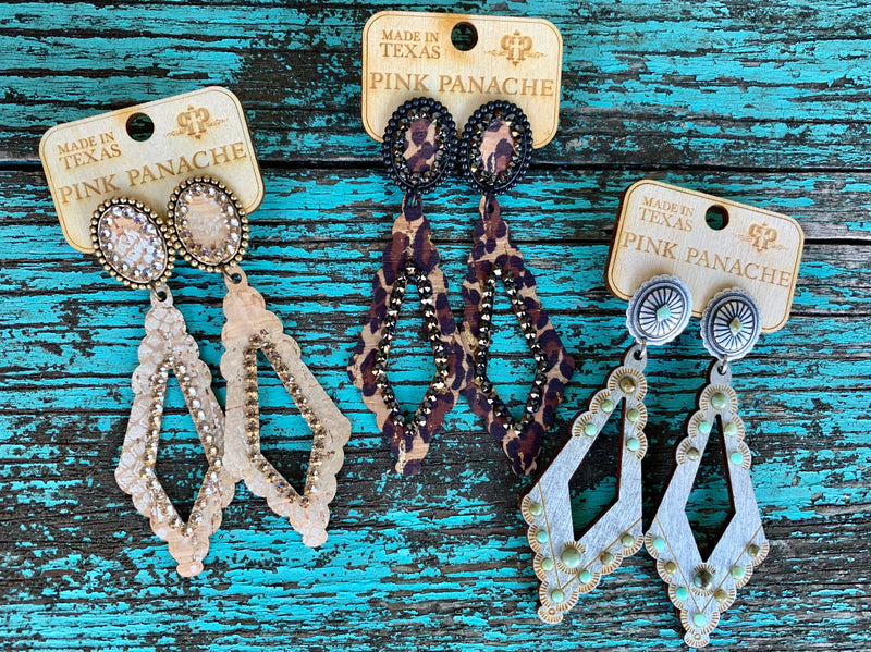 Pink Panache Earrings - Main Image