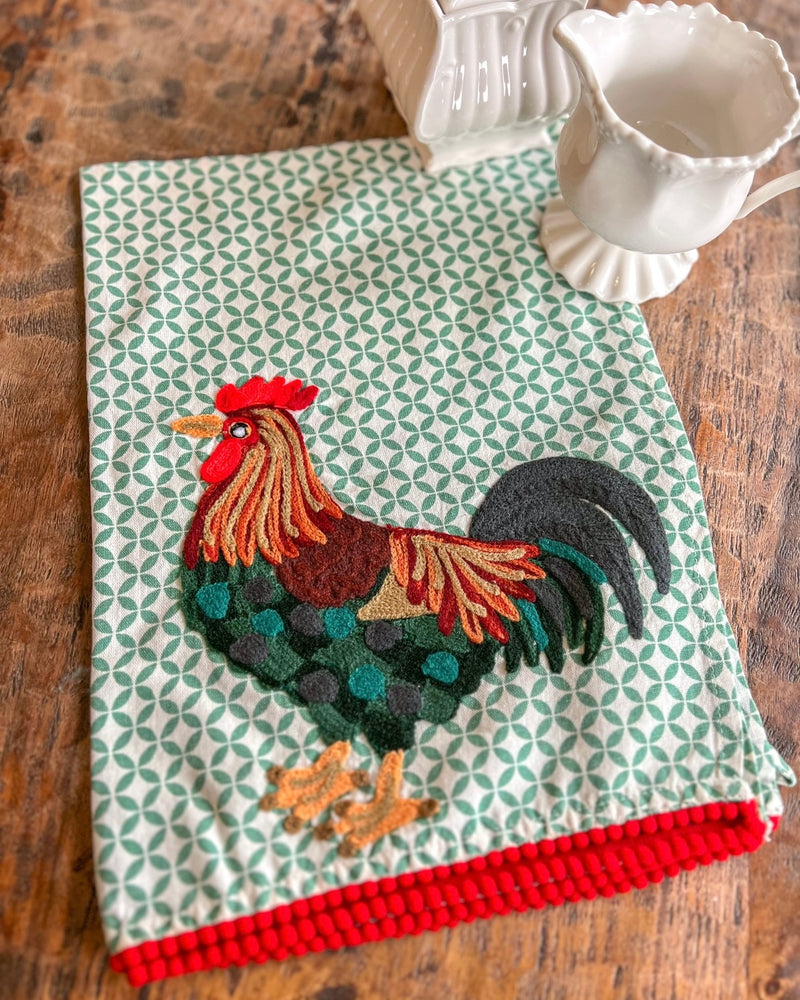 Rooster Decorative Tea Towel