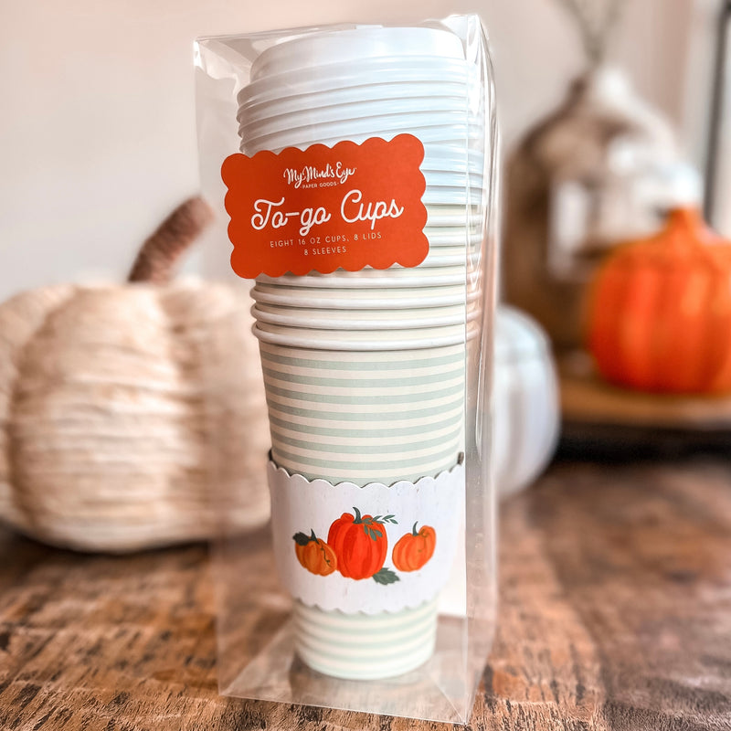 Harvest Pumpkin To-Go Cozy Coffee Cup
