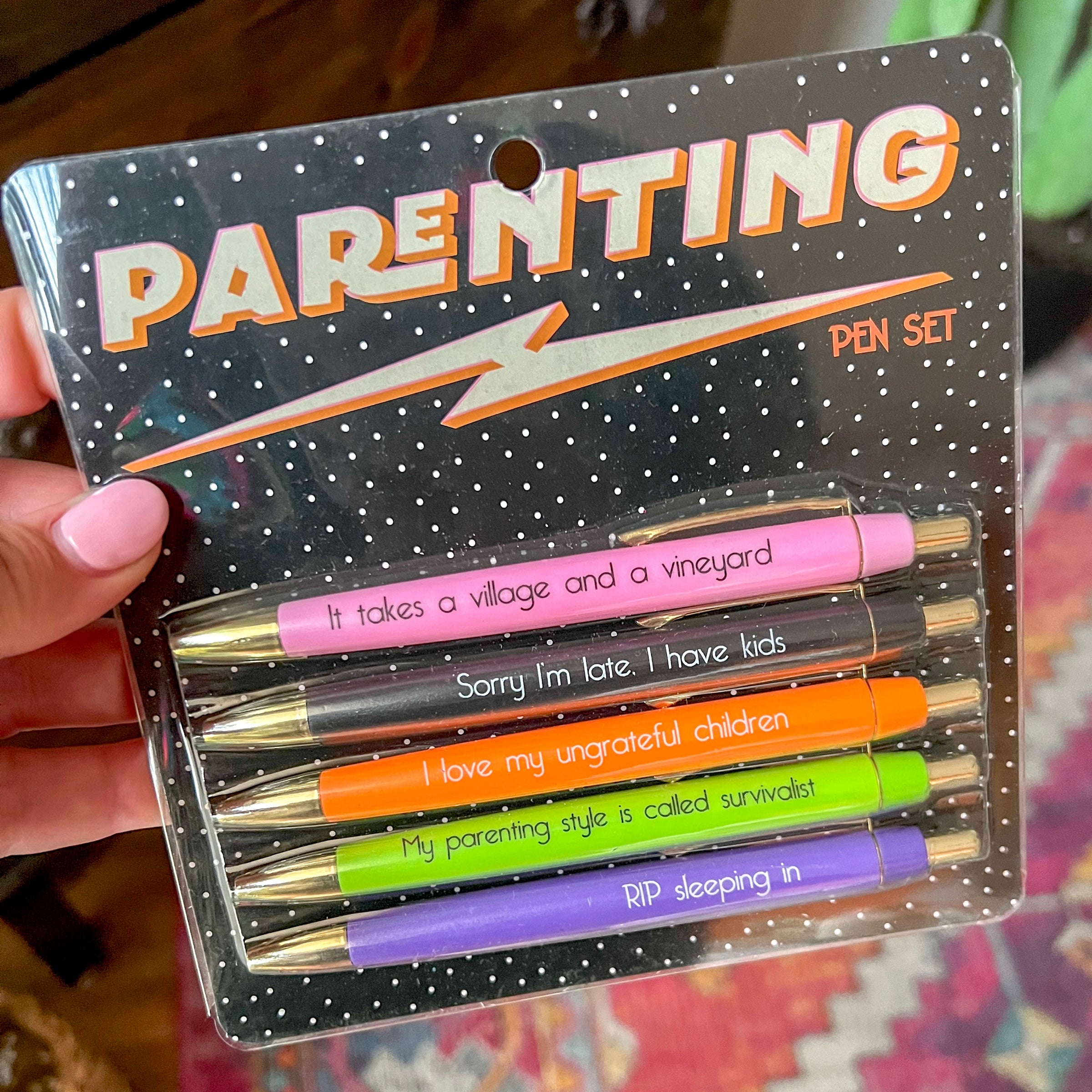 Parenting Pen Set – Turquoise and Tequila
