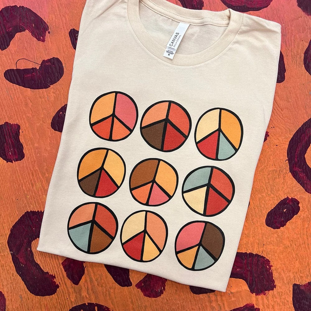 Groovy Peace Signs Tee